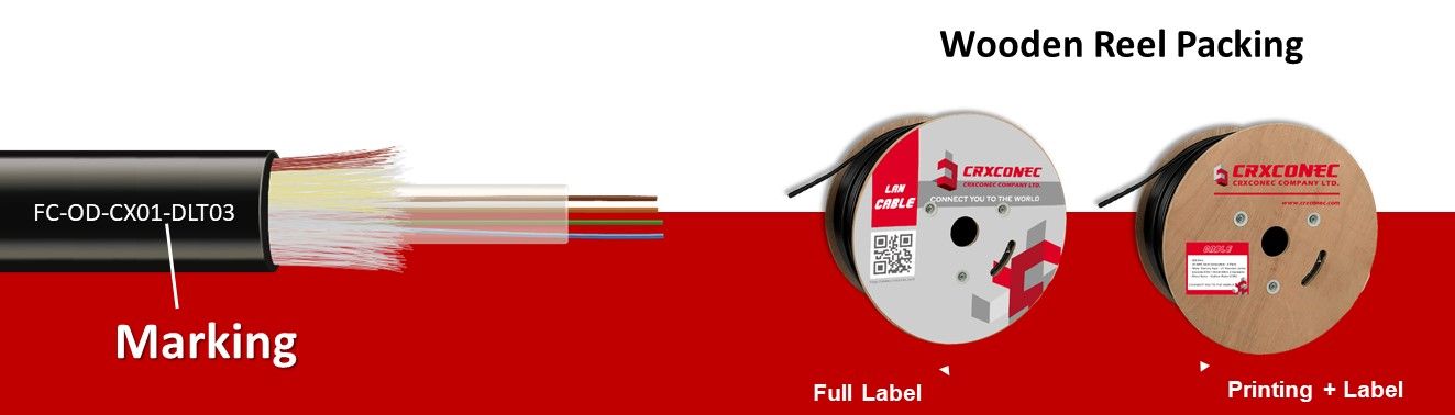 Disponibilità OEM del cavo in fibra Ripcord per esterni